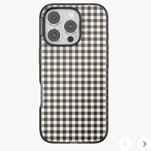 Gingham — iPhone 15 Pro Max MagSafe Popsocket Case - Picture 1 of 2